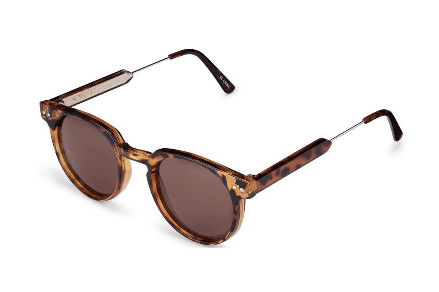 Spitfire Round Sunglasses Round Horn Rimmed Sunglass Teddy Boy