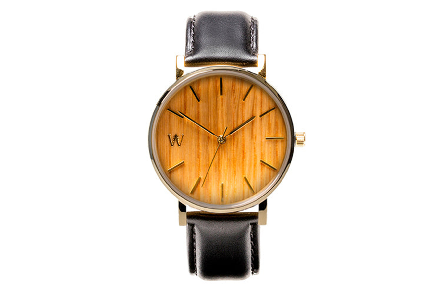 Woodzee Natural Horn Wood Marble Face Watches